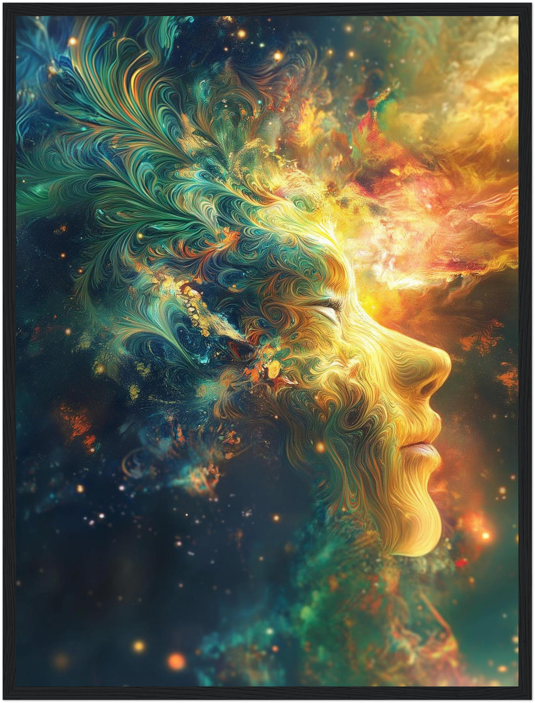 Kosmische Harmonie Poster spirituell – mattes Kunstdruck-Papier – Ansicht 5