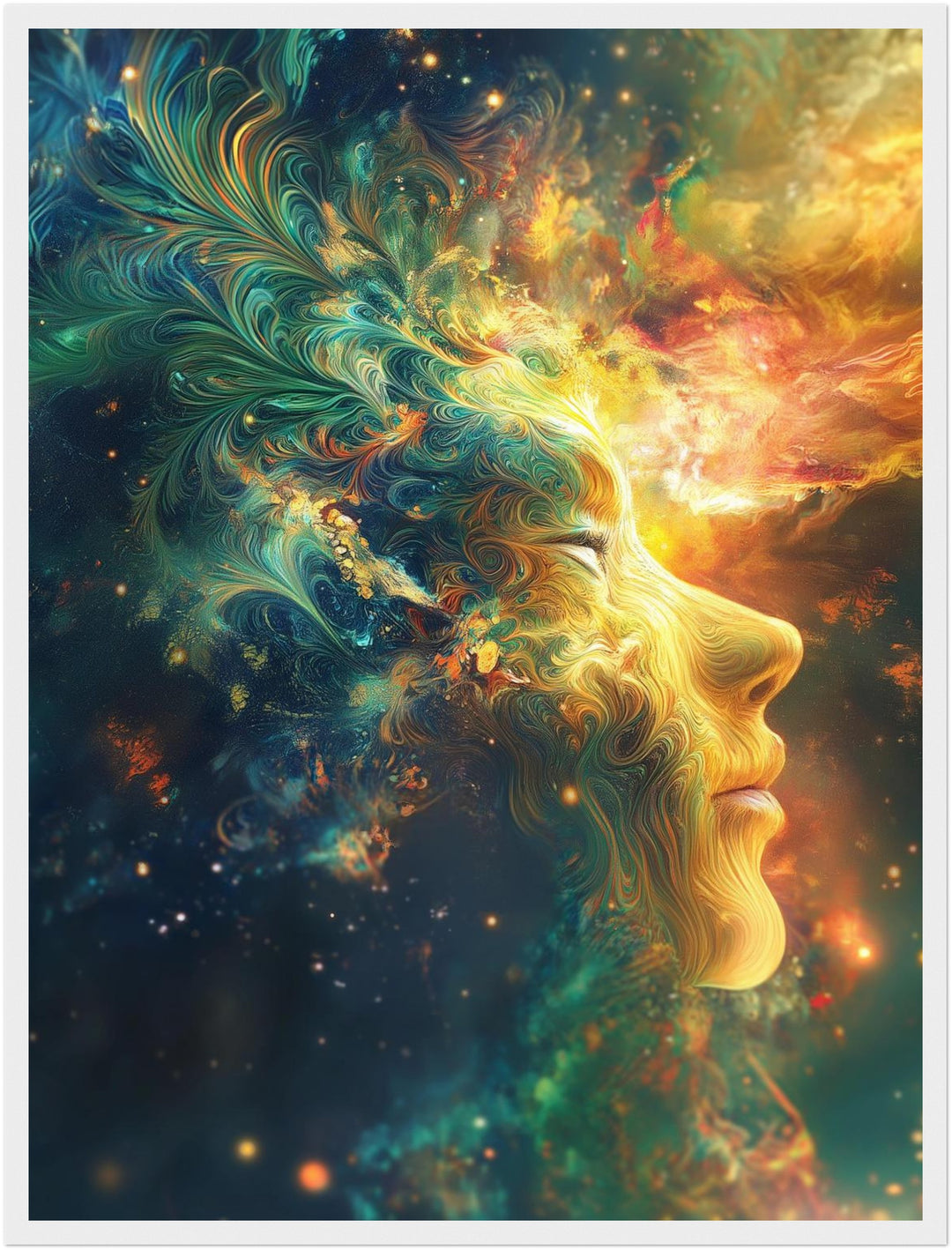 Kosmische Harmonie Poster spirituell – mattes Kunstdruck-Papier – Ansicht 6