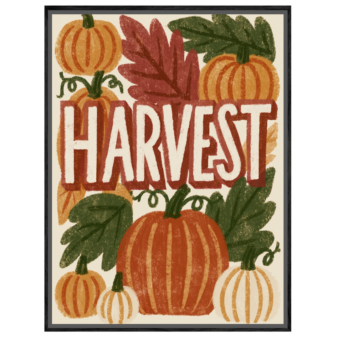 Kürbisse Harvest Herbst Leinwandbild – Leinwandbild
