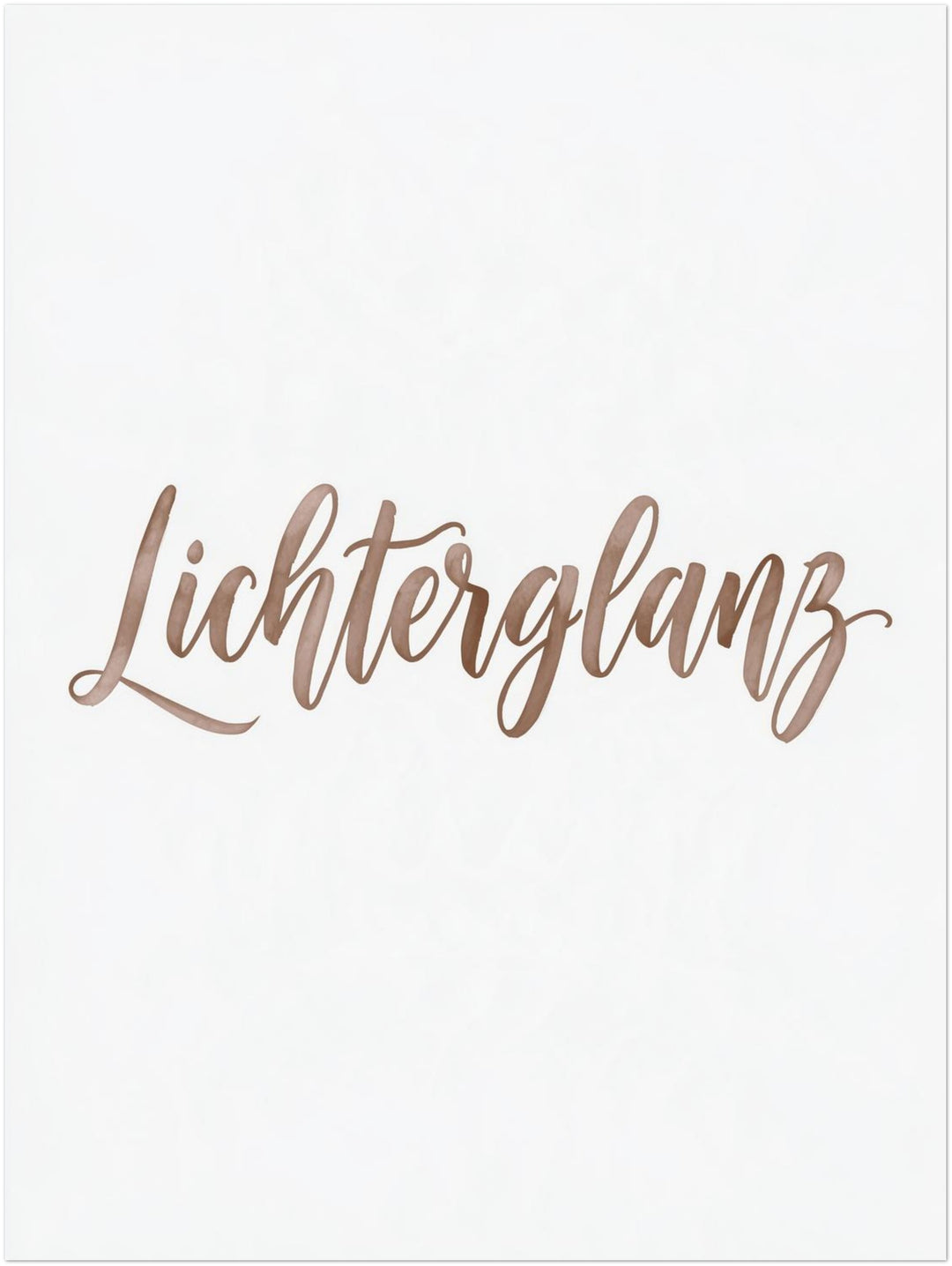 Lichterglanz in Roségold Leinwandbild – Ohne Rahmen – Produktfoto