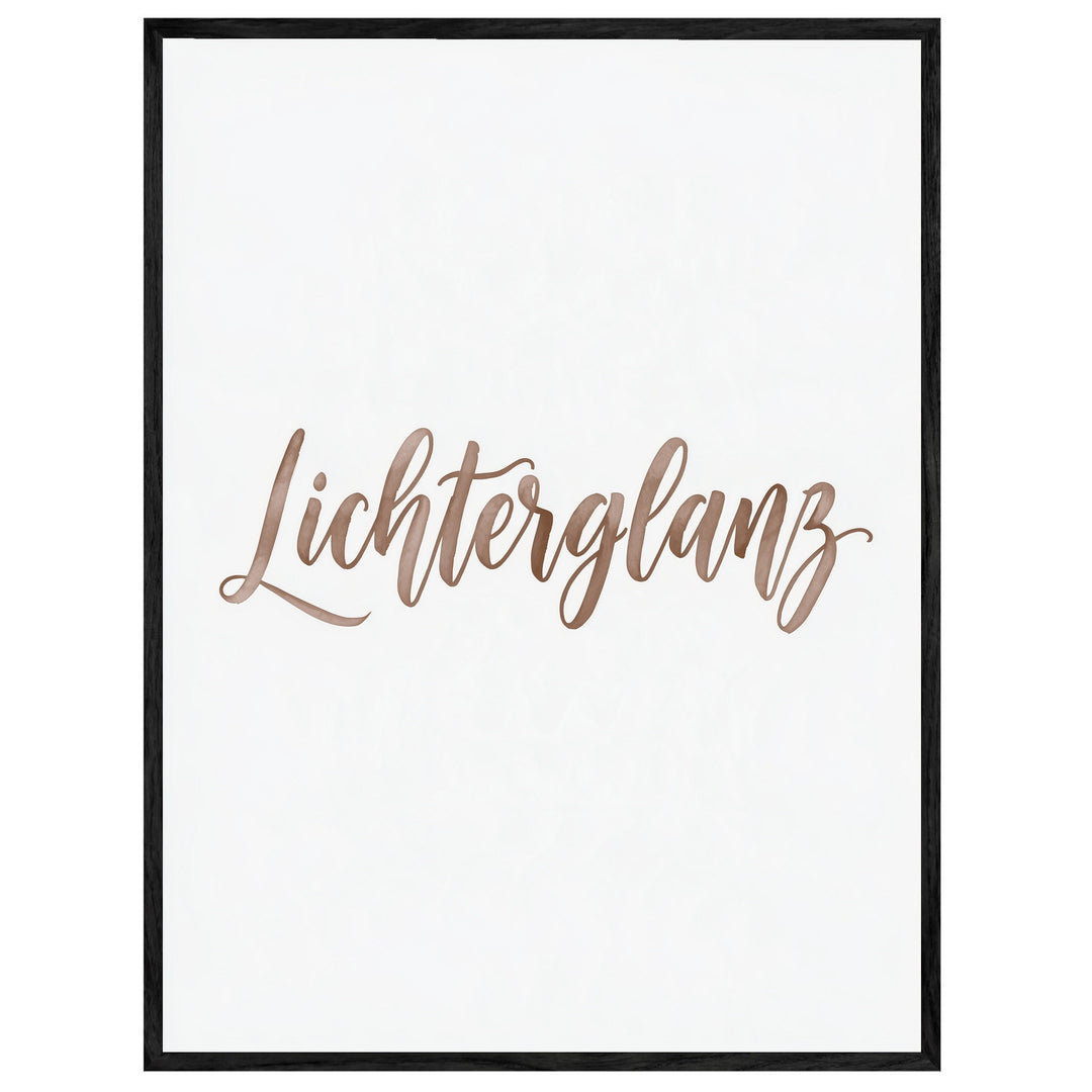 Lichterglanz in Roségold Leinwandbild – Leinwandbild