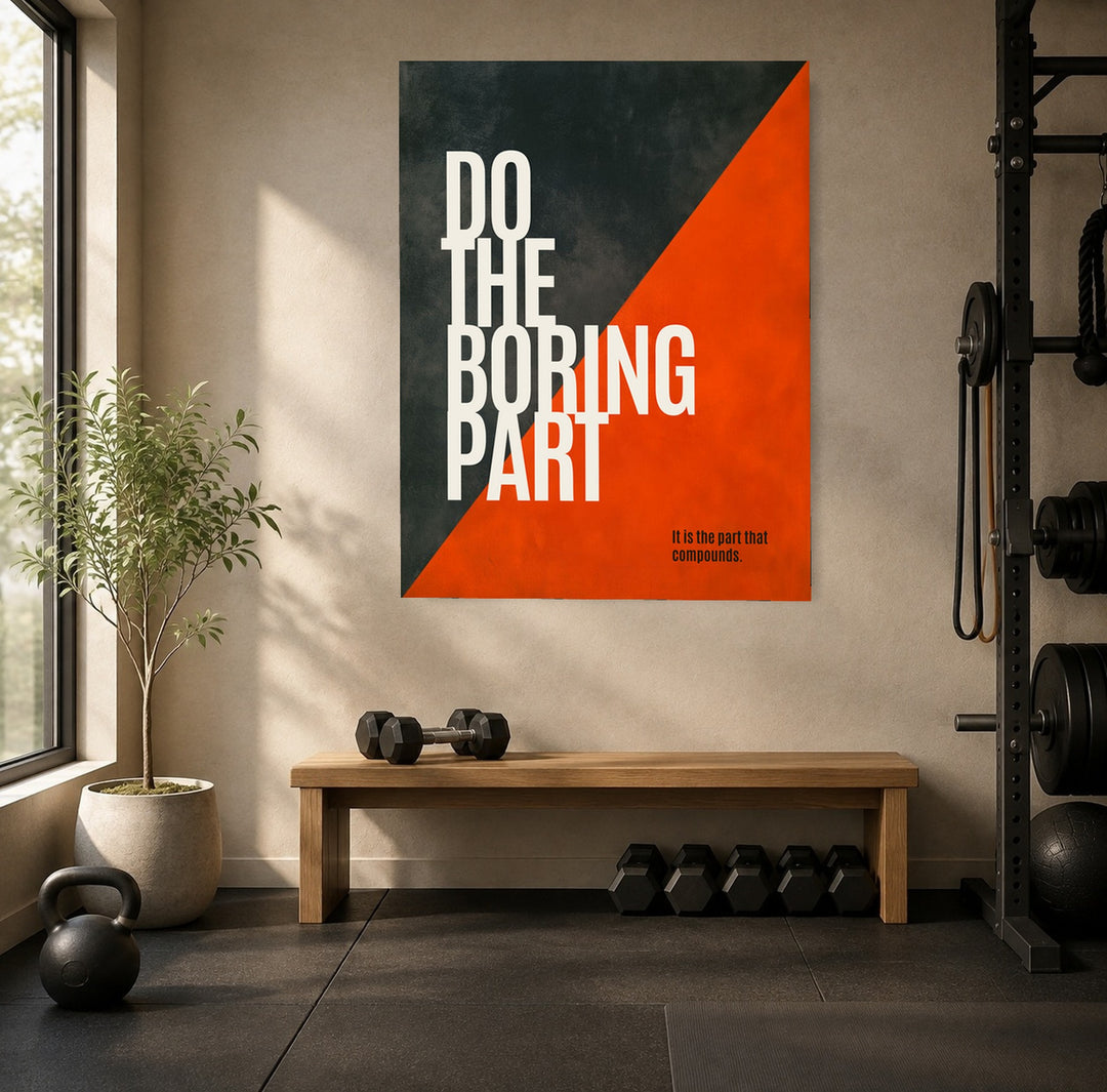 Tue das Langweilige Poster – Ohne Rahmen – Produktfoto