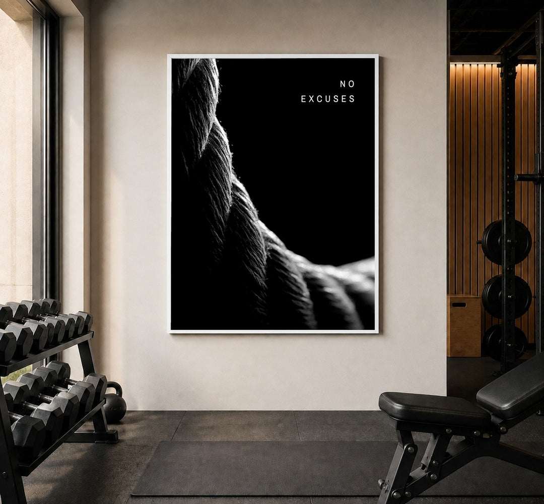 Seil ohne Ausreden Poster – Weißer Rahmen – Produktfoto
