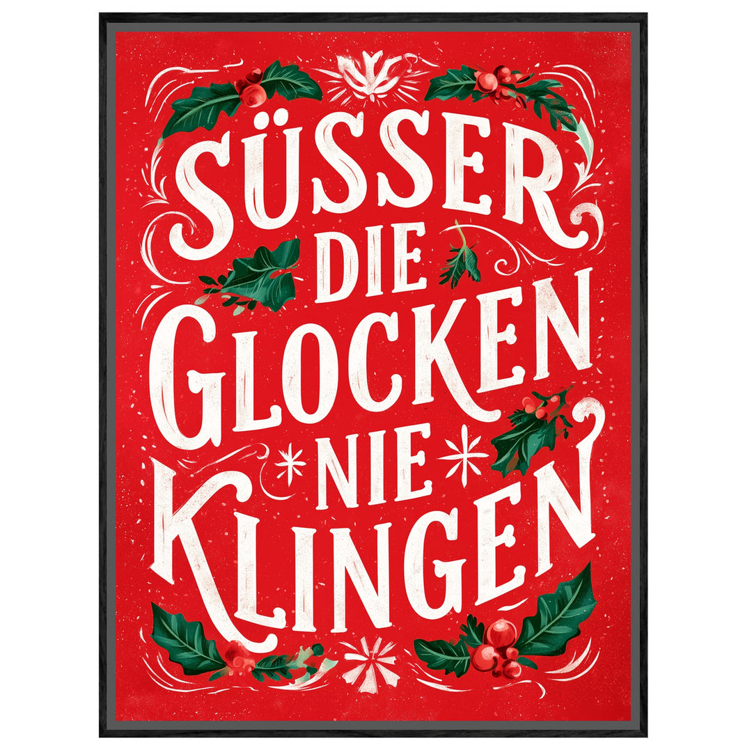 Süßer die Glocken klingen Leinwandbild – Leinwandbild