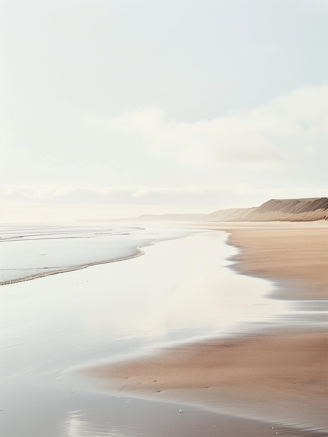 Strandlandschaft am Abend Landschaft – Wandkunst