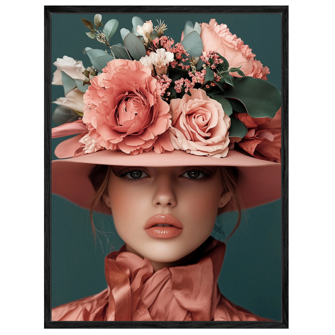 Blumen der Eleganz Leinwand Trends – Leinwand auf Holzrahmen – Ansicht 4