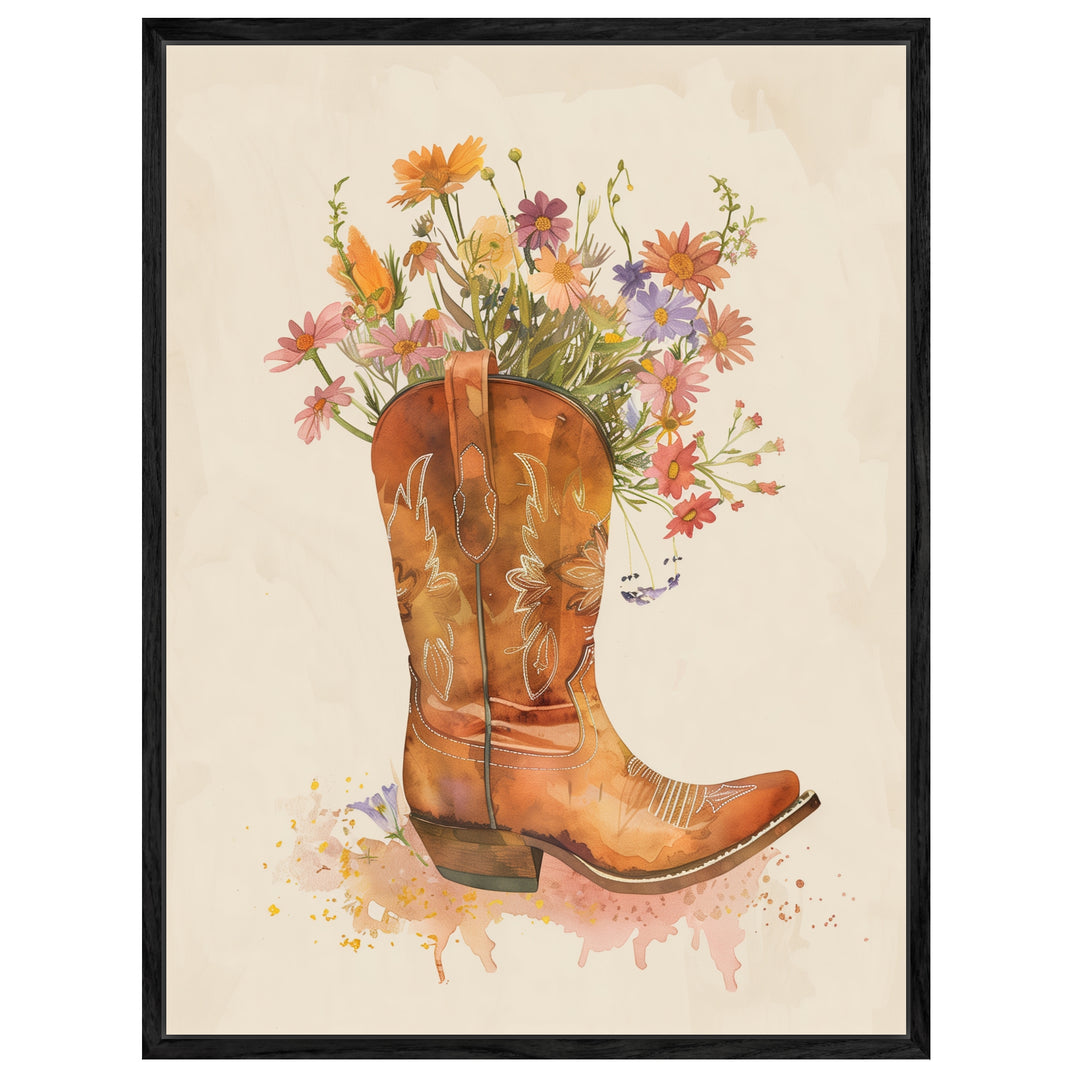 Blumencowboy Leinwand Trends – Leinwand auf Holzrahmen – Ansicht 4