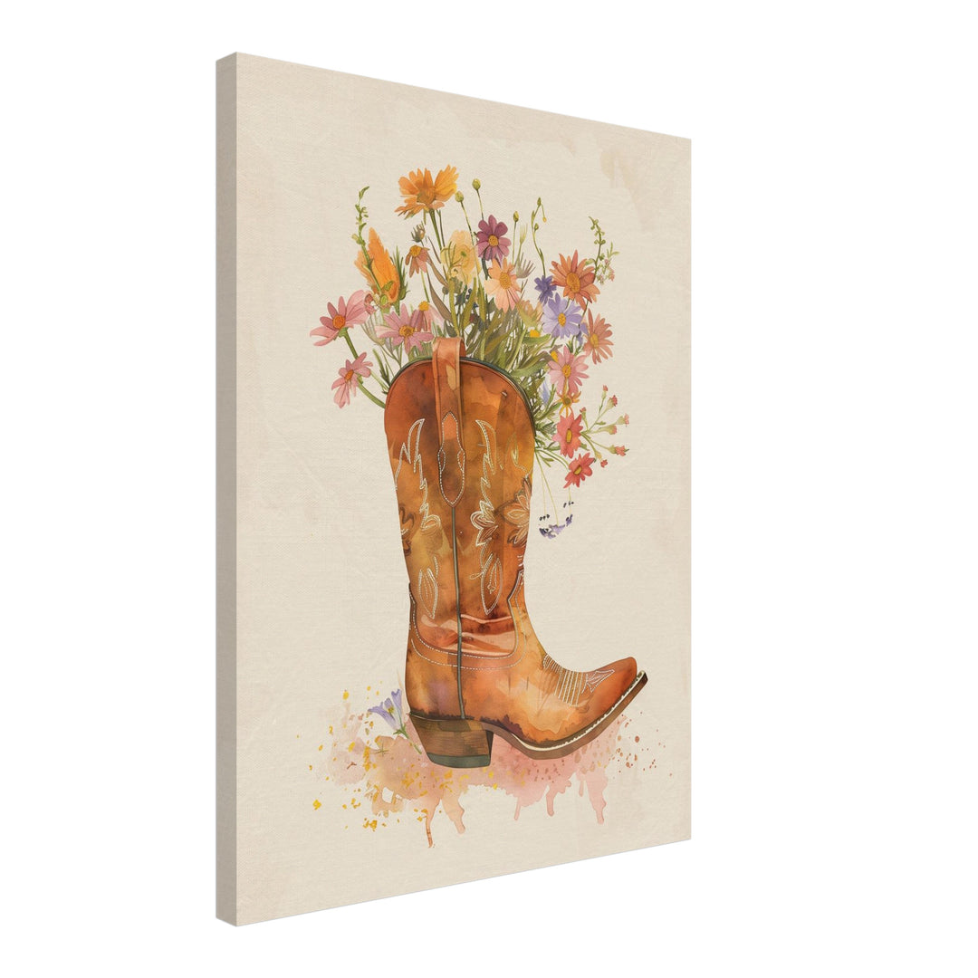 Blumencowboy Leinwand Trends – Leinwand auf Holzrahmen – Ansicht 2