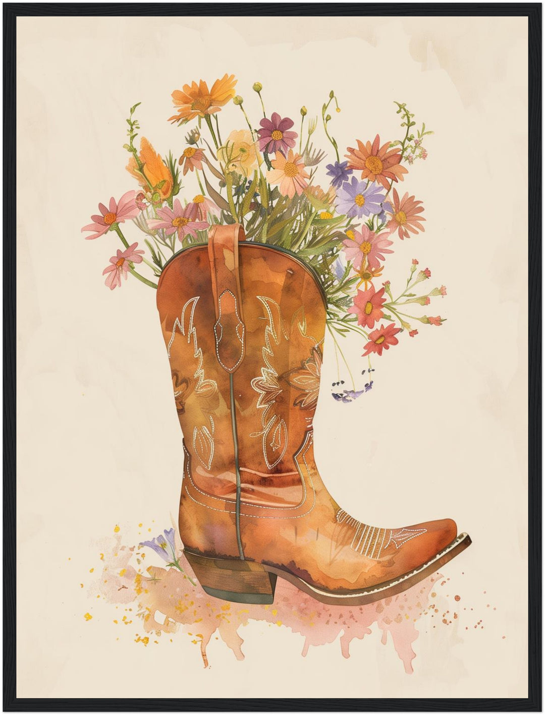 Blumencowboy Poster Trends – mattes Kunstdruck-Papier – Ansicht 5