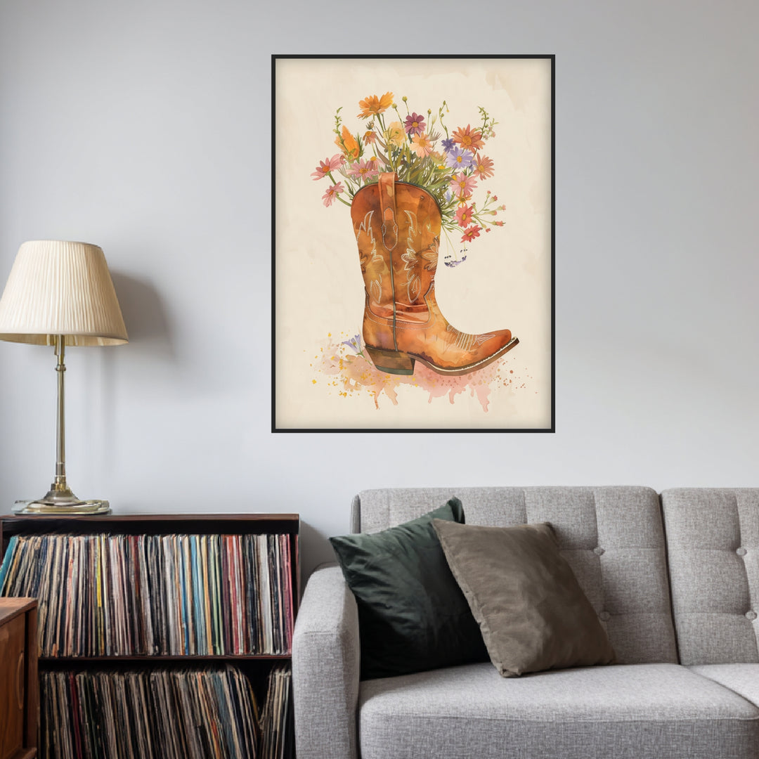 Blumencowboy Poster Trends – mattes Kunstdruck-Papier – Ansicht 2