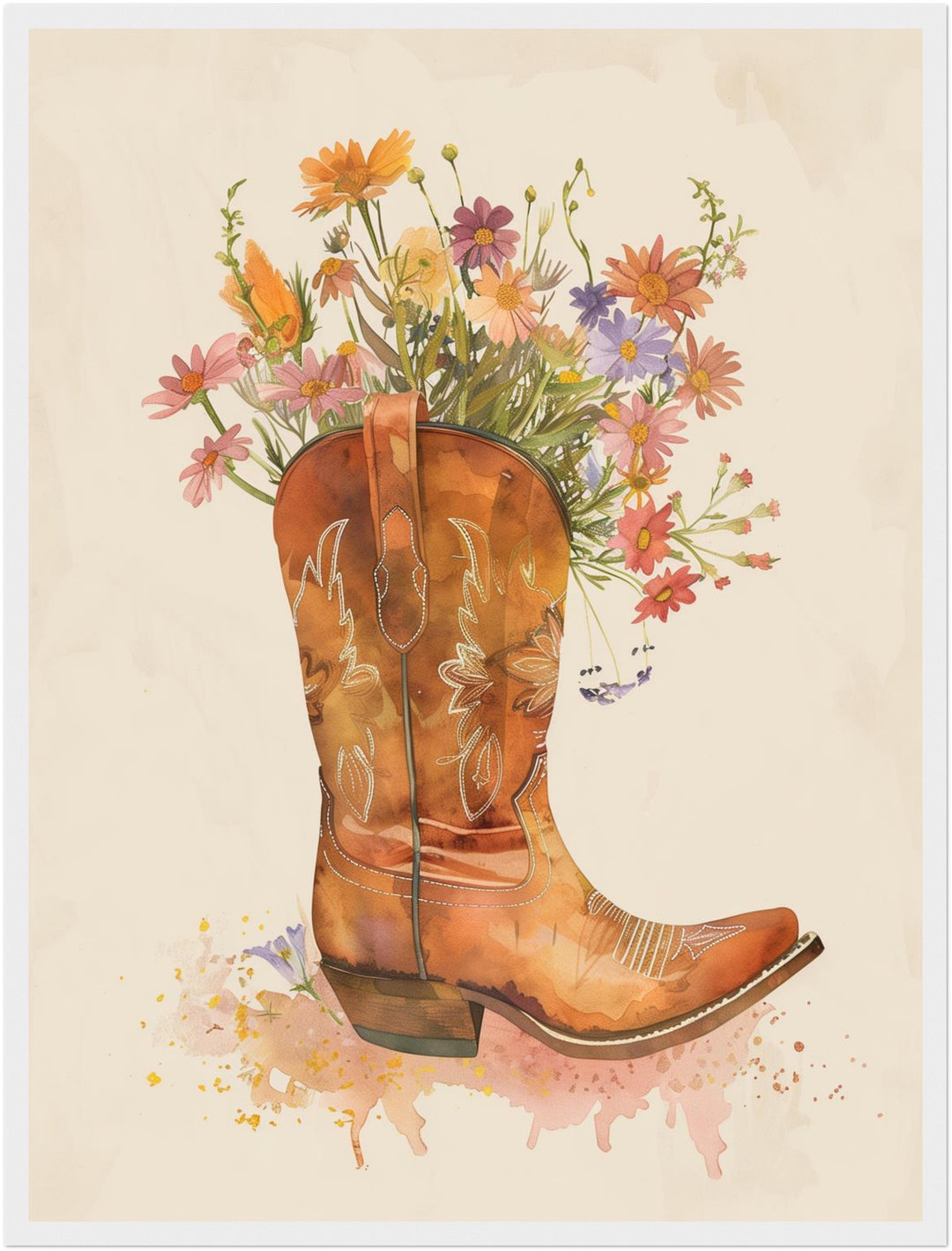 Blumencowboy Poster Trends – mattes Kunstdruck-Papier – Ansicht 6