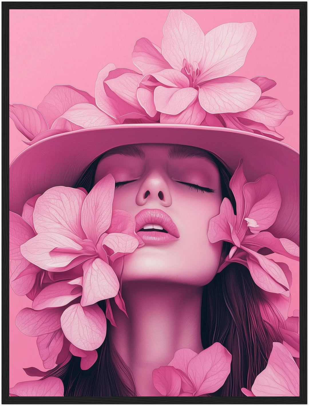 Blumentraum im Rosa Poster Trends – mattes Kunstdruck-Papier – Ansicht 5