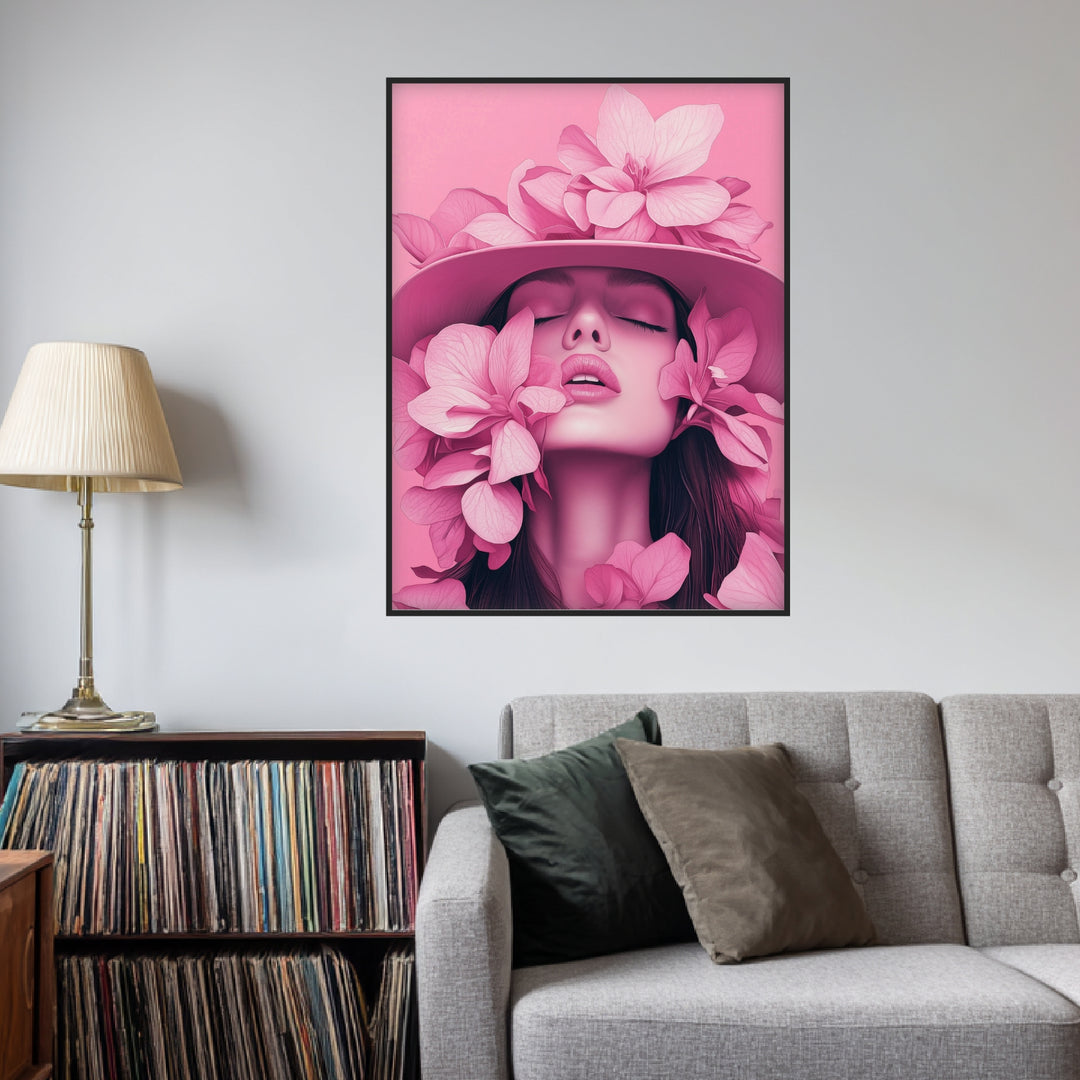 Blumentraum im Rosa Poster Trends – mattes Kunstdruck-Papier – Ansicht 2