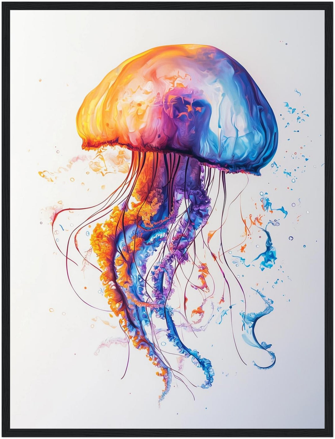 Farbenspiel der Meereswelt Poster Trends – mattes Kunstdruck-Papier – Ansicht 5