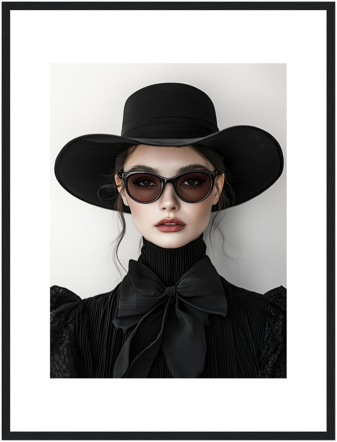 Frau mit Hut Poster Trends – mattes Kunstdruck-Papier – Ansicht 5