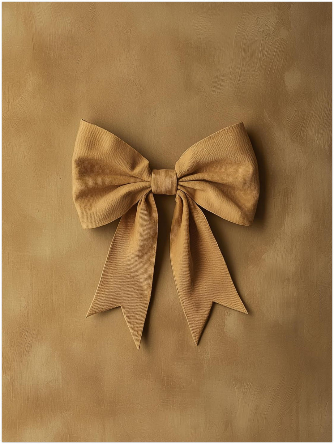 Goldene Schleife Trend Leinwandbild – Zimmerszene