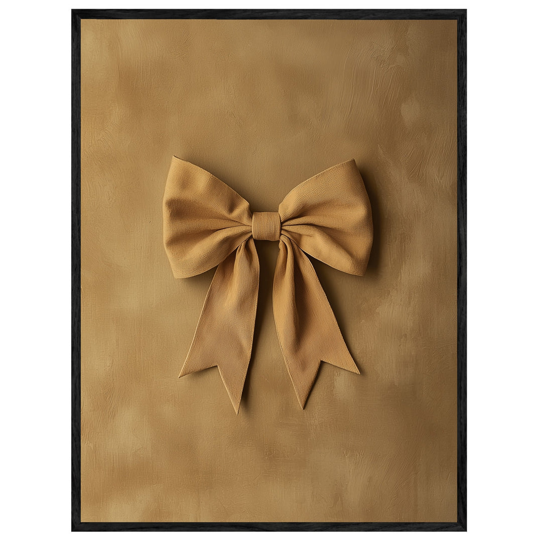 Goldene Schleife Trend Leinwand