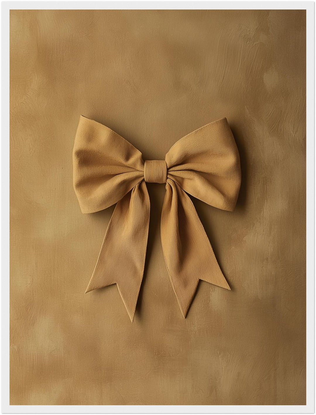 Goldene Schleife Trend Poster – Weißer Rahmen – Wohnzimmer Mockup
