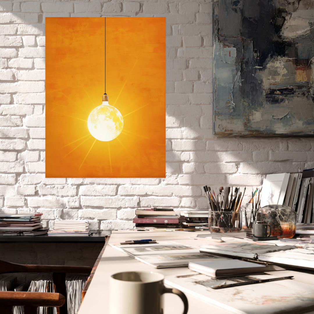 Leuchtende Illusion Leinwand Trends – Leinwand auf Holzrahmen – Ansicht 3