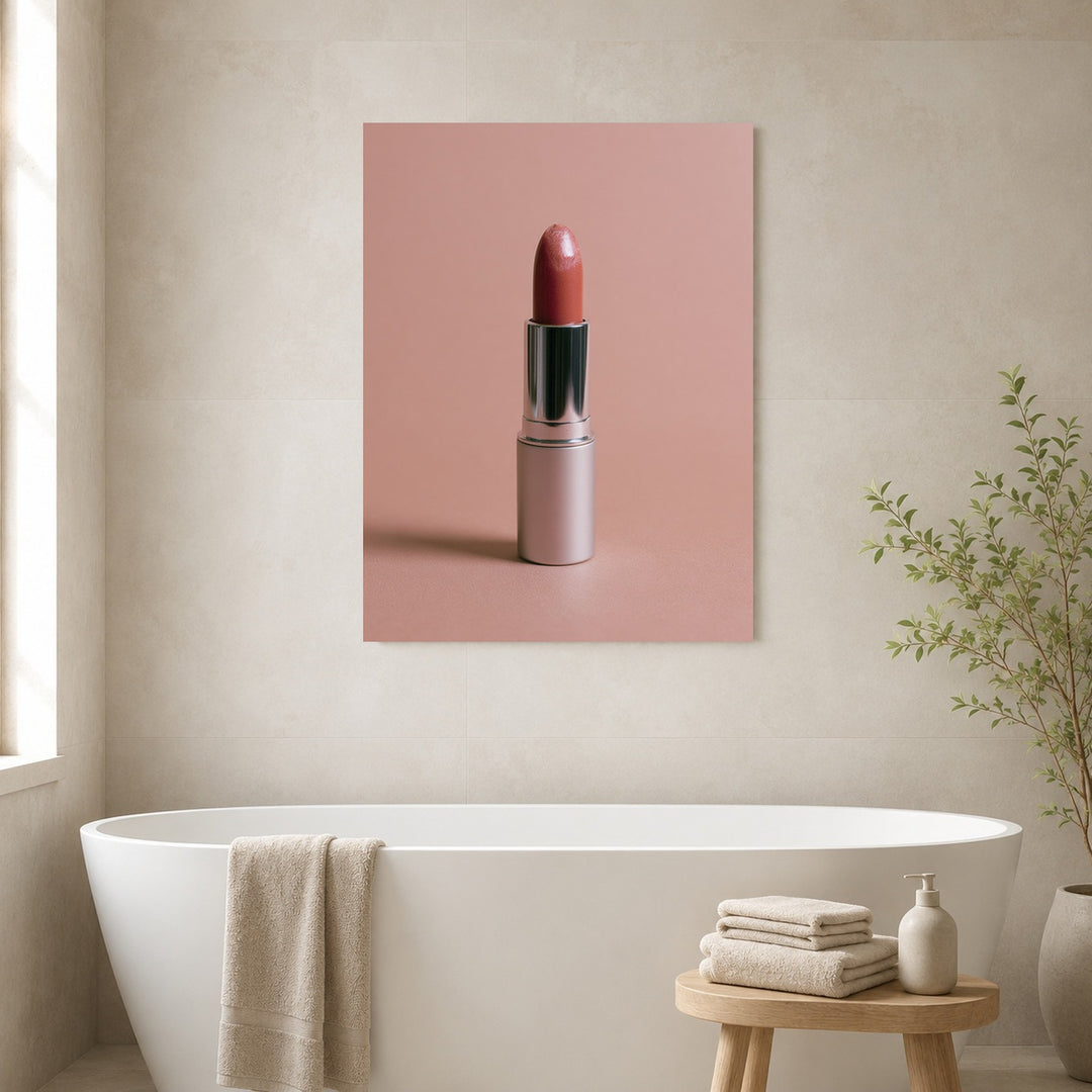 Lippenstift Nude Stillleben Poster – Ohne Rahmen – Produktfoto