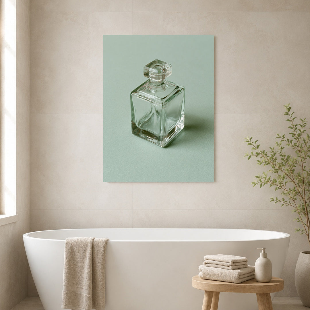Parfumflakon Minimalismus Poster – Ohne Rahmen – Produktfoto