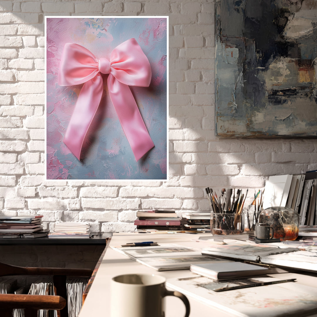 Zarte Schleife Poster Trends – mattes Kunstdruck-Papier – Ansicht 4
