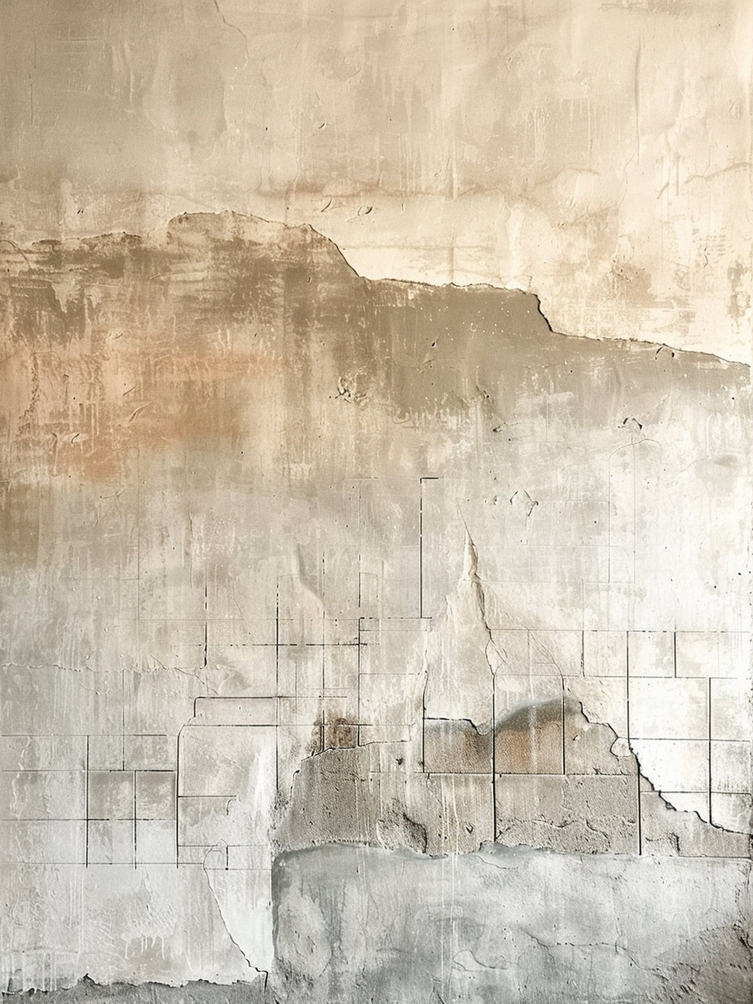 Verwitterte Wandtextur abstrakt – Wandkunst