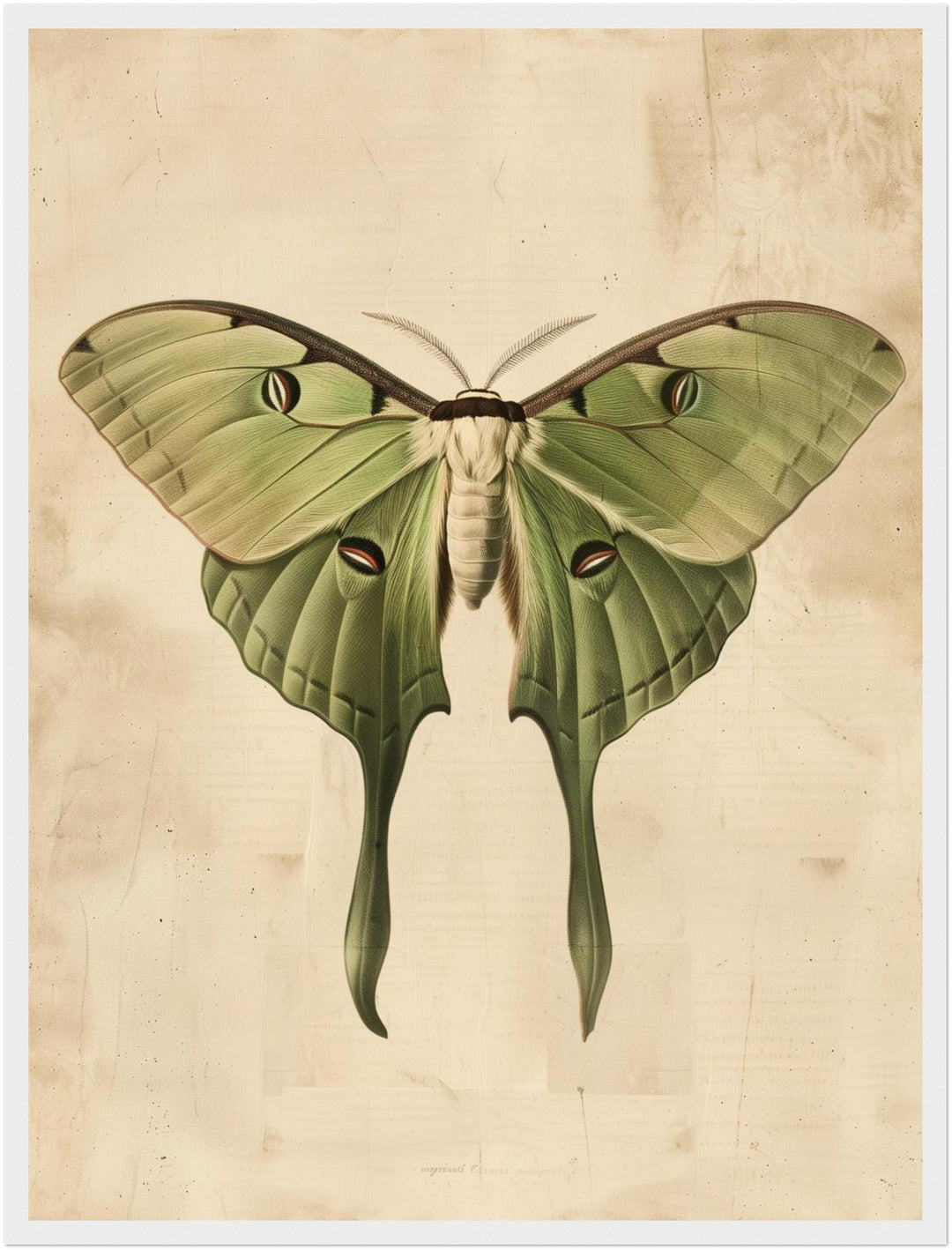 Flügel der Eleganz Poster Vintage – mattes Kunstdruck-Papier – Ansicht 6