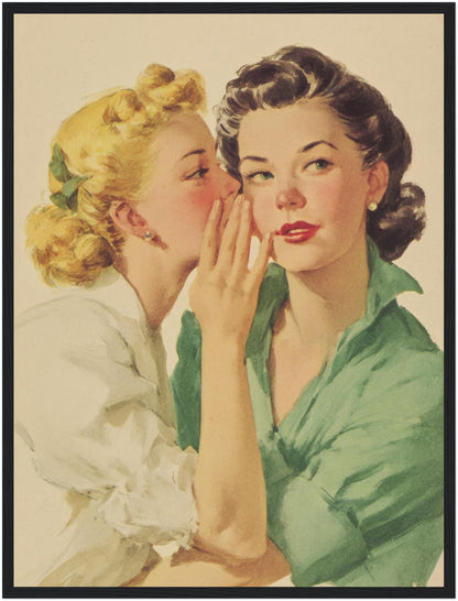 Flüsternde Frauen Poster