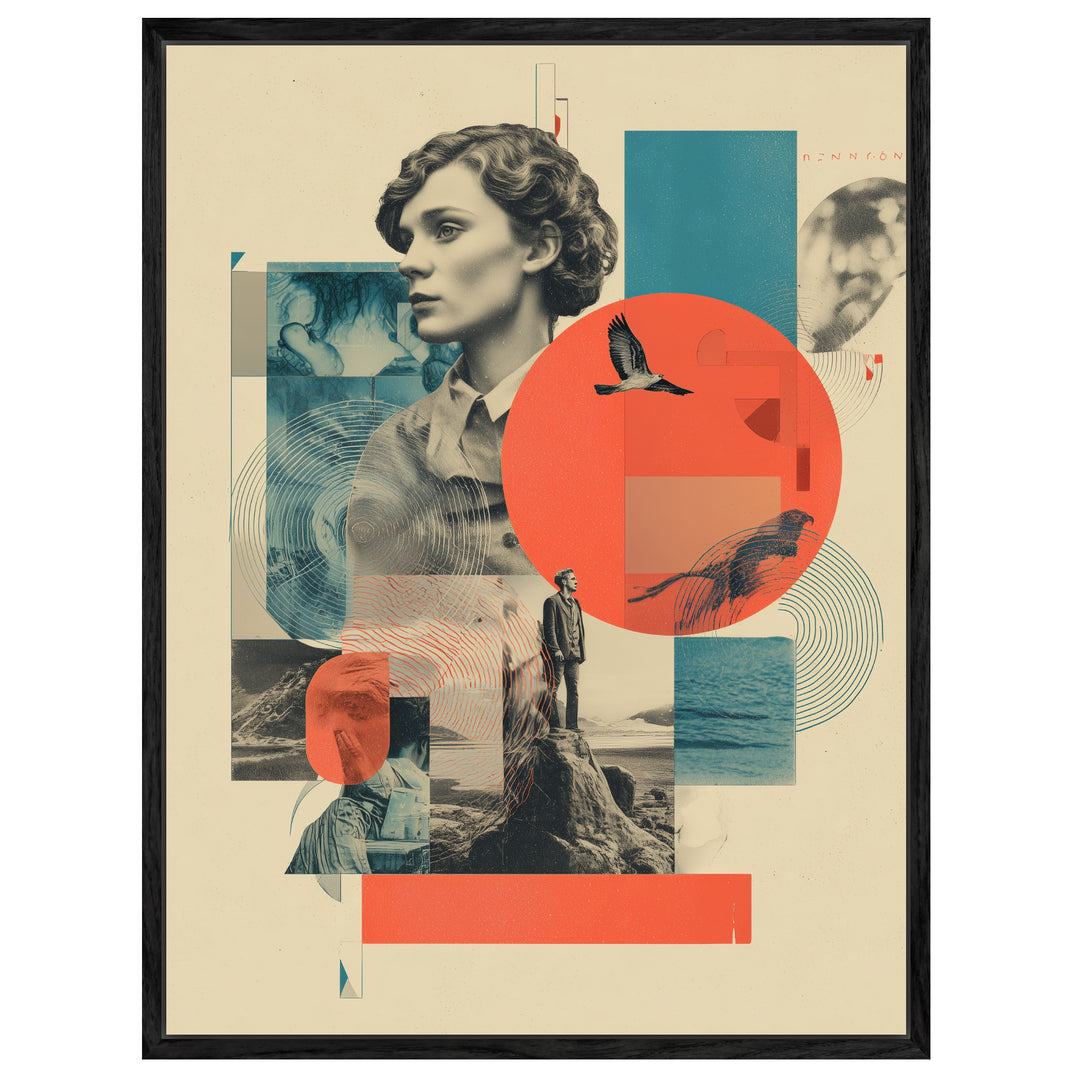 Flug der Erinnerungen Leinwandbild Vintage – Leinwand auf Holzrahmen – Ansicht 4