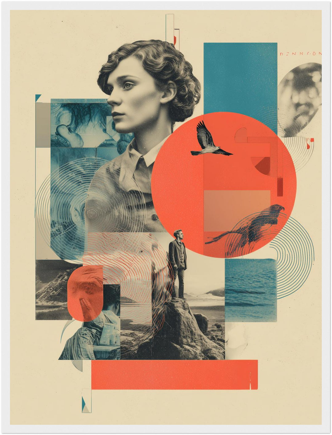 Flug der Erinnerungen Poster Vintage – mattes Kunstdruck-Papier – Ansicht 6