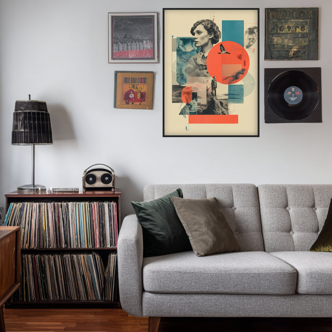 Flug der Erinnerungen Poster Vintage – mattes Kunstdruck-Papier – Ansicht 3