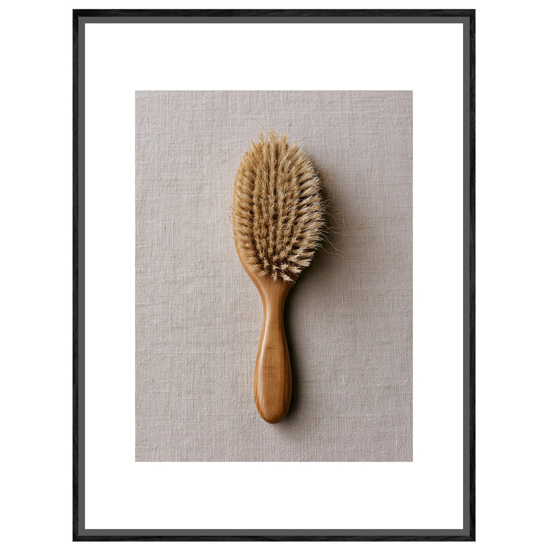Alte Haarbürste Vintage Leinwandbild – Leinwandbild