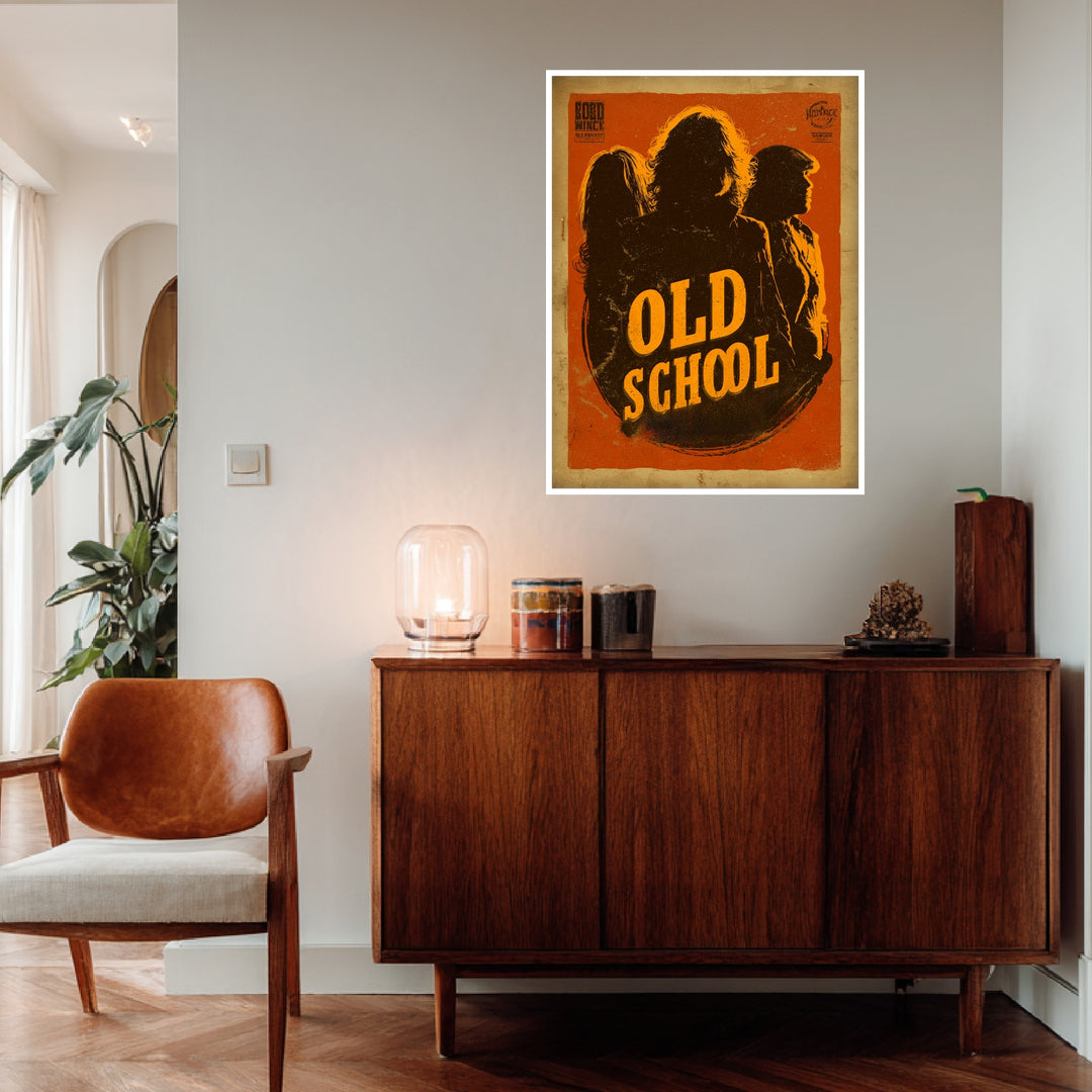 Oldschool Silhouettenfiguren Poster Vintage – mattes Kunstdruck-Papier – Ansicht 4