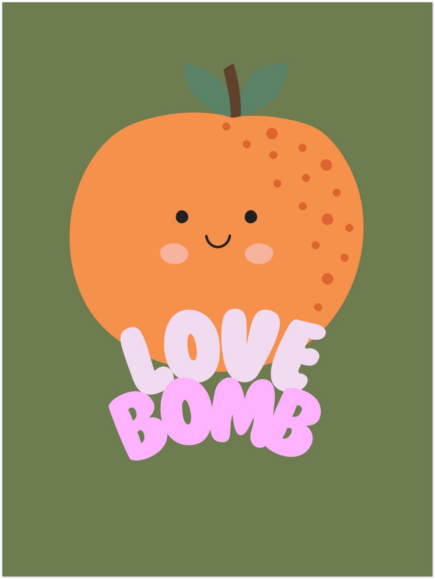 Orange Love Bomb Poster