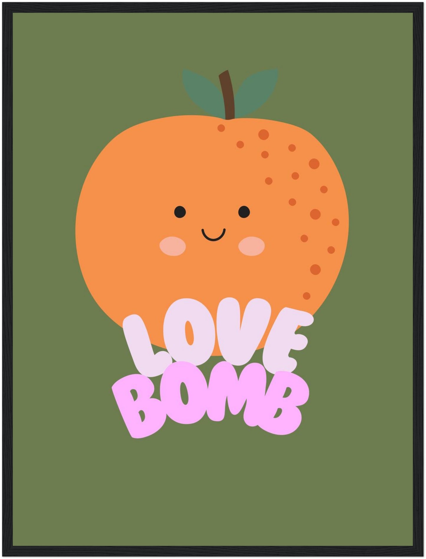 Orange Love Bomb Poster