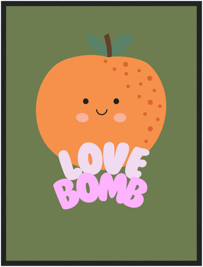 Orange Love Bomb Poster