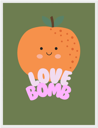 Orange Love Bomb Poster