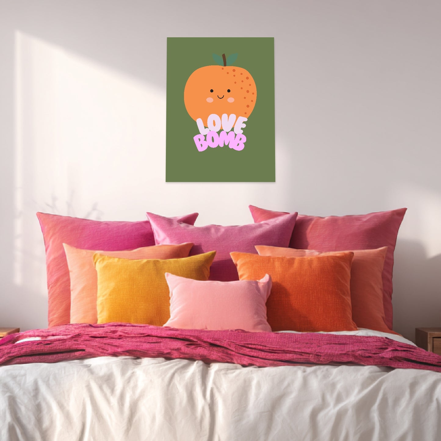 Orange Love Bomb Poster