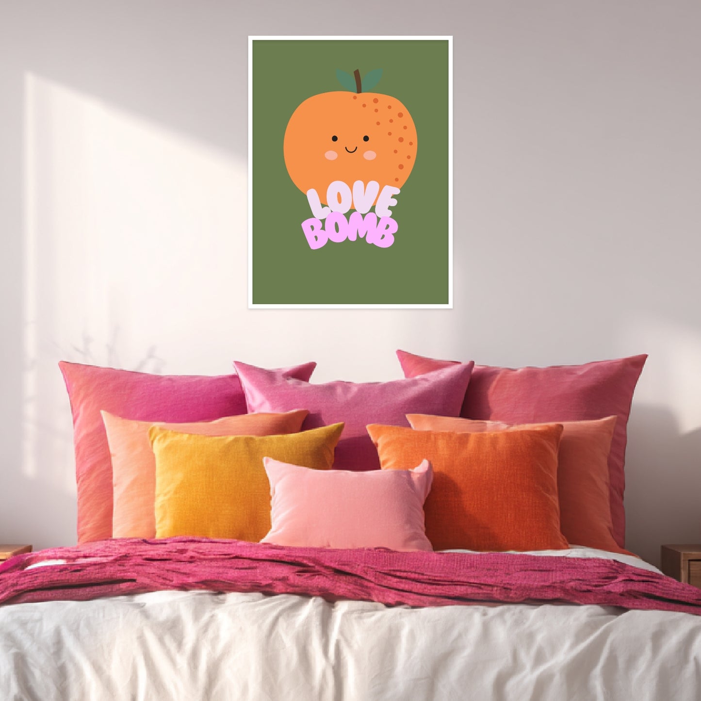 Orange Love Bomb Poster