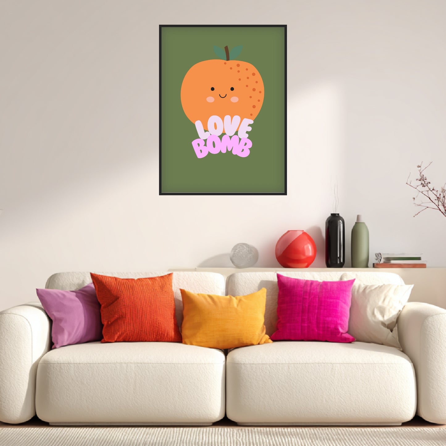Orange Love Bomb Poster