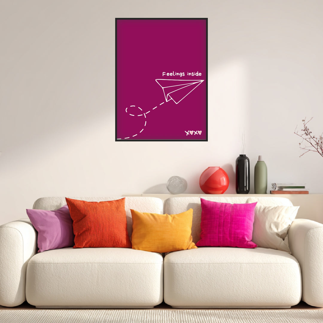 Papierflieger Feelings Inside Poster Dopamin – mattes Kunstdruck-Papier – Ansicht 3
