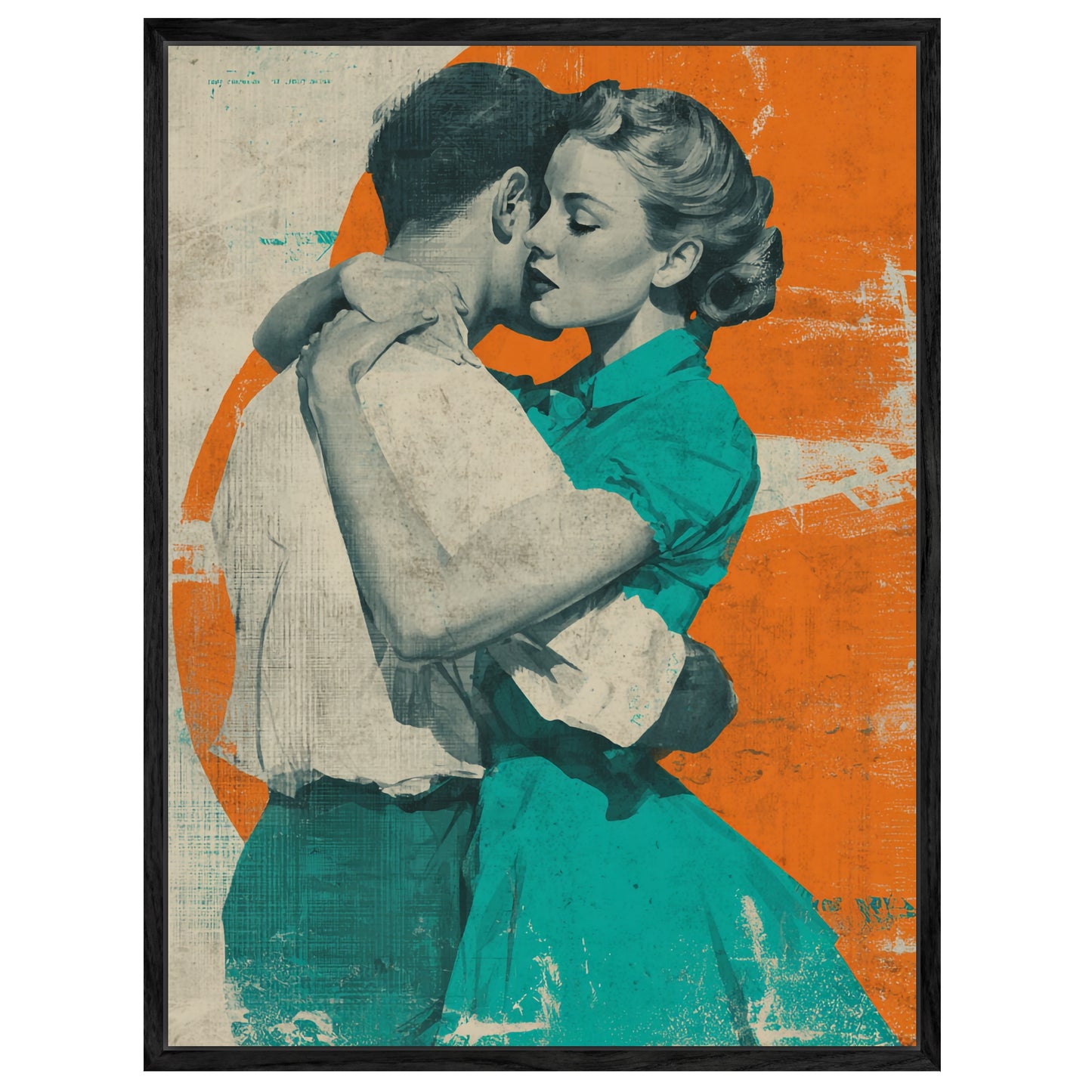 Tanzendes Paar Leinwandbild