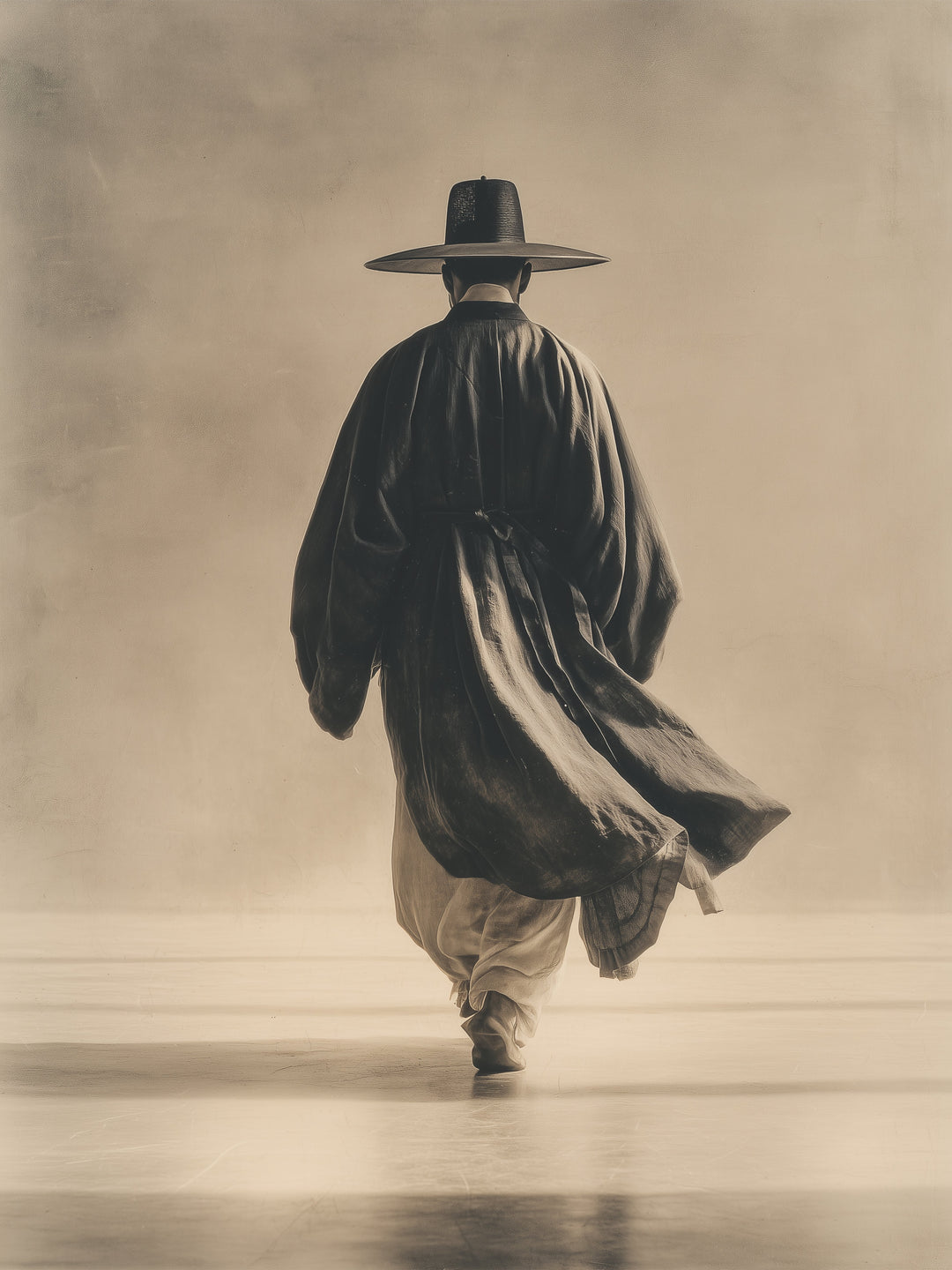 Wanderer im Licht Zen – Wandkunst