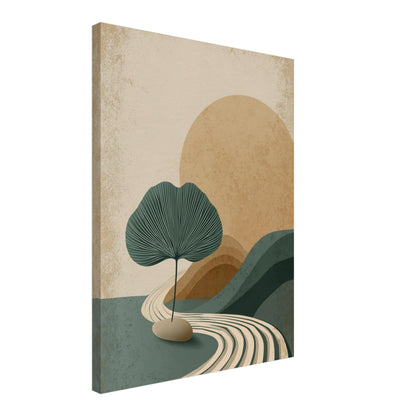 Einsamer Blattbaum Leinwandbild