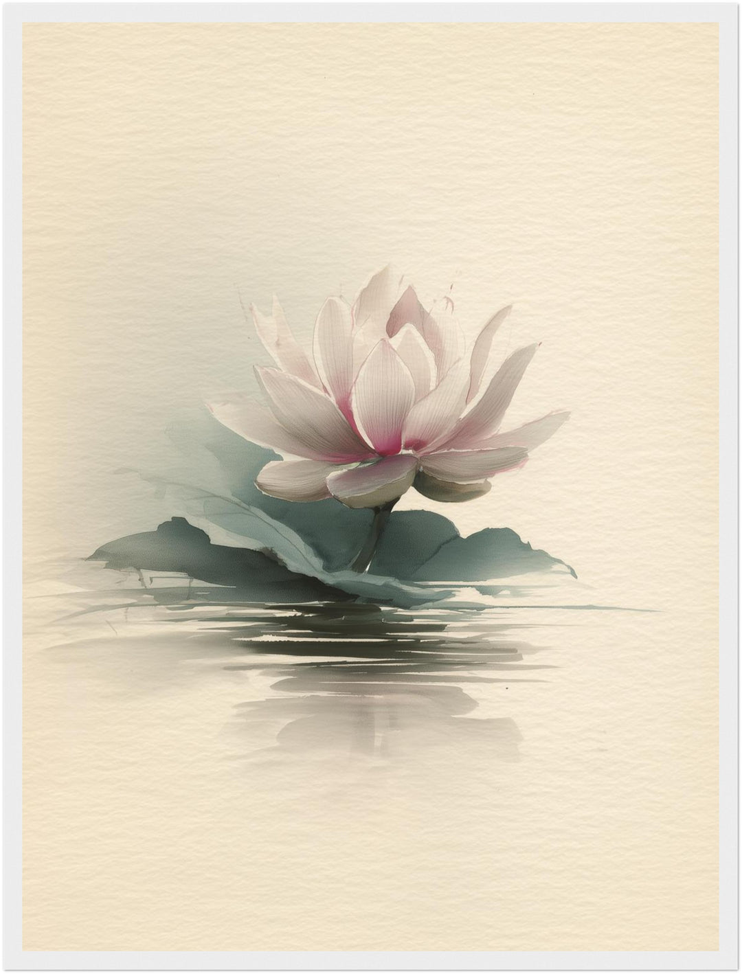 Lotusblüte auf Wasser Poster Zen – mattes Kunstdruck-Papier – Ansicht 6
