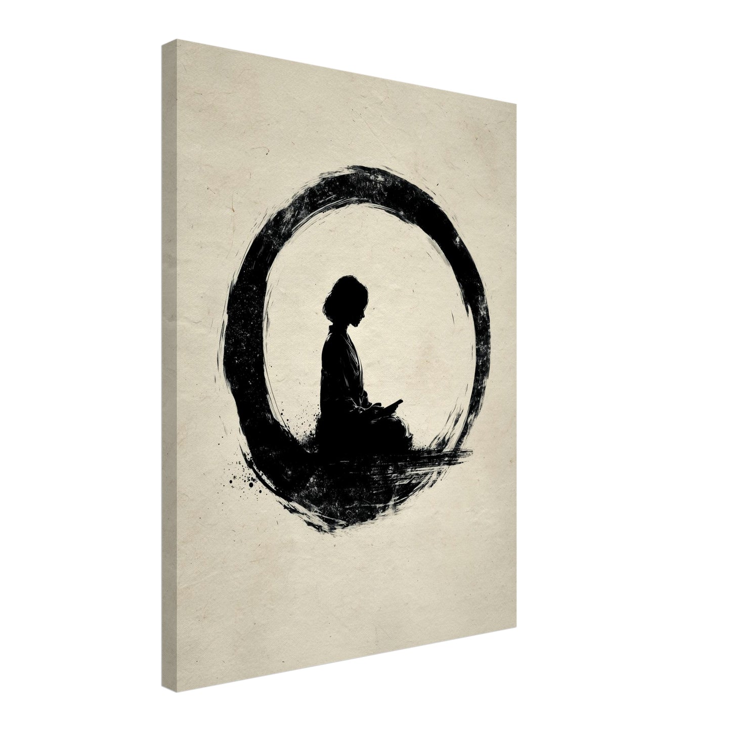 Mädchen im Kreis Leinwandbild