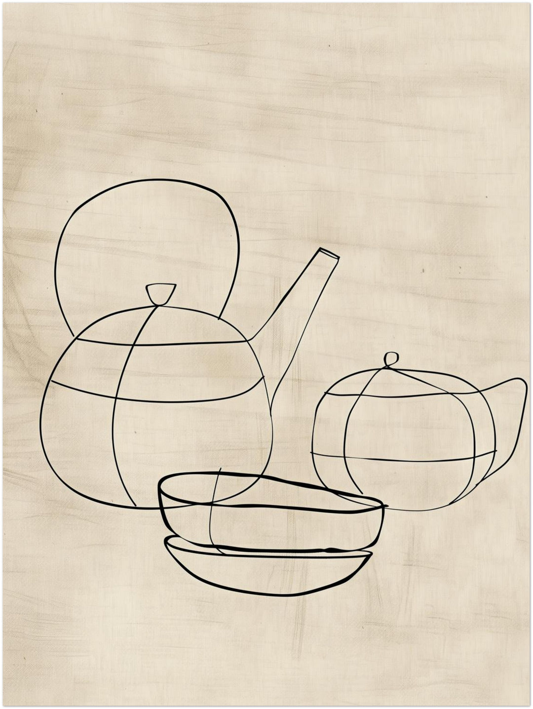 Zen Teeritual Zen – Wandkunst