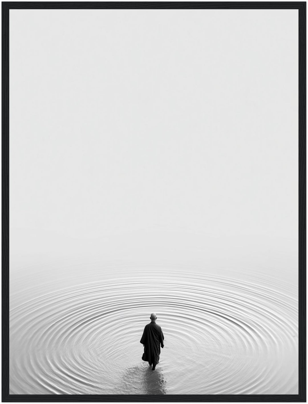 Mönch im Wasser Poster Zen – mattes Kunstdruck-Papier – Ansicht 6