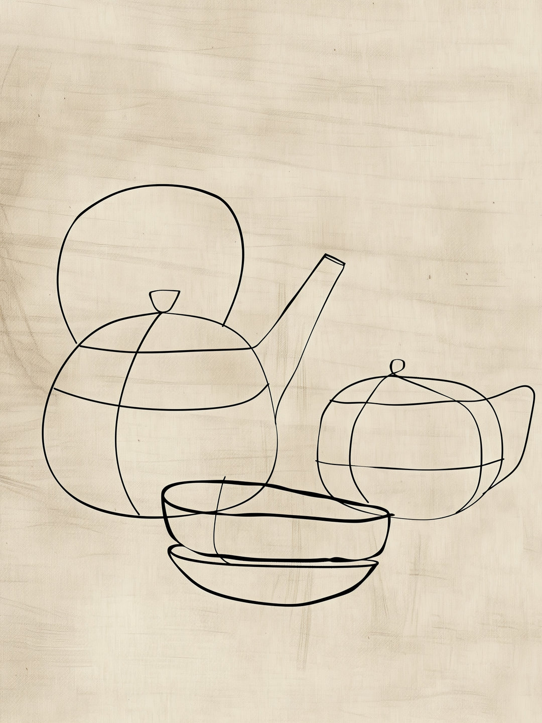 Zen Teeritual Zen – Wandkunst